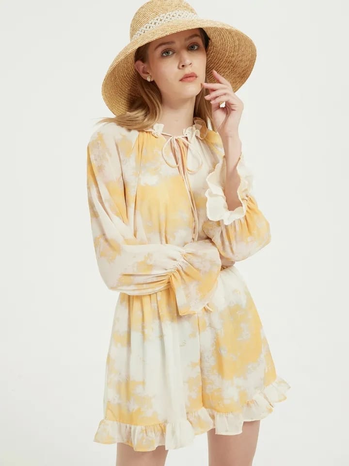 Floral Chiffon Dress