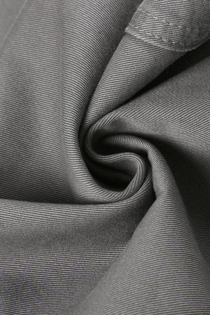 Vintage Gray Loose-Fit Cargo Pant