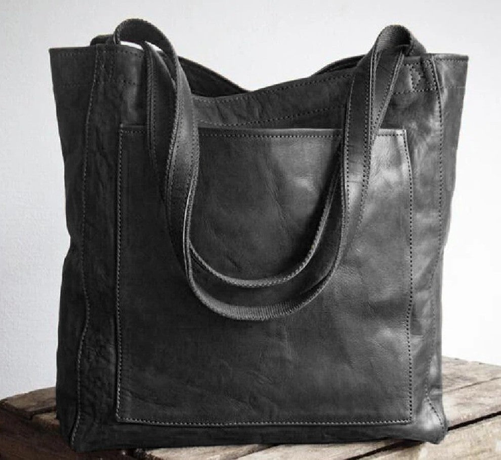 Elara | Classic Leather Tote