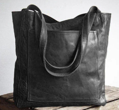 Elara | Classic Leather Tote