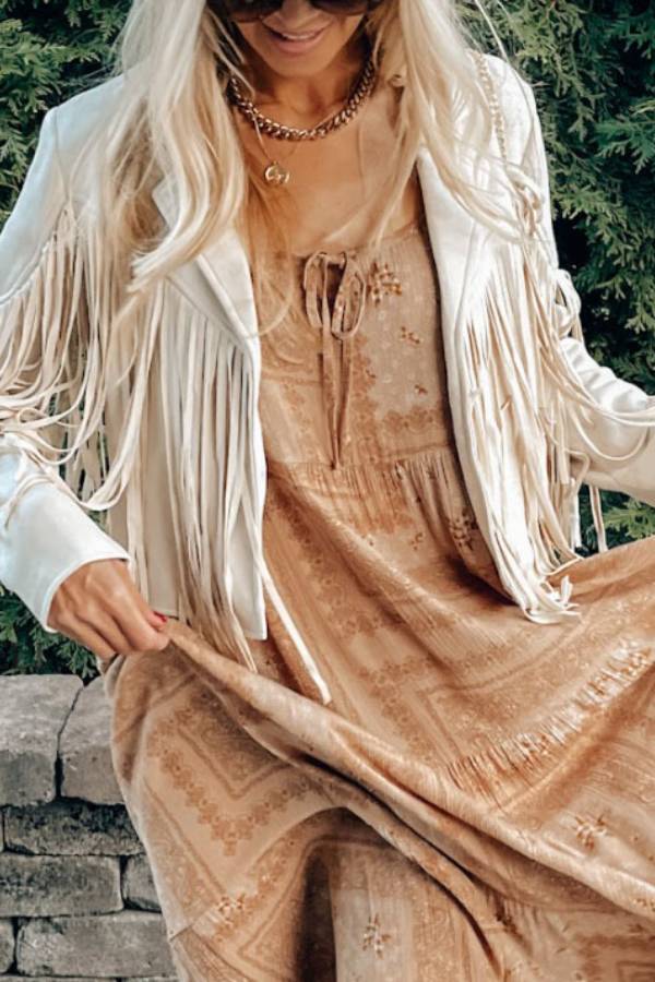 Tassel Tango Cropped Jacket