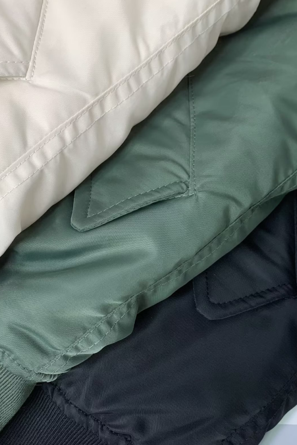 Stand Collar Thickened Single-sided Flight Jacket Baseball Jacket