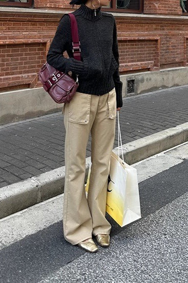 Thick Turtleneck Knit Sweater