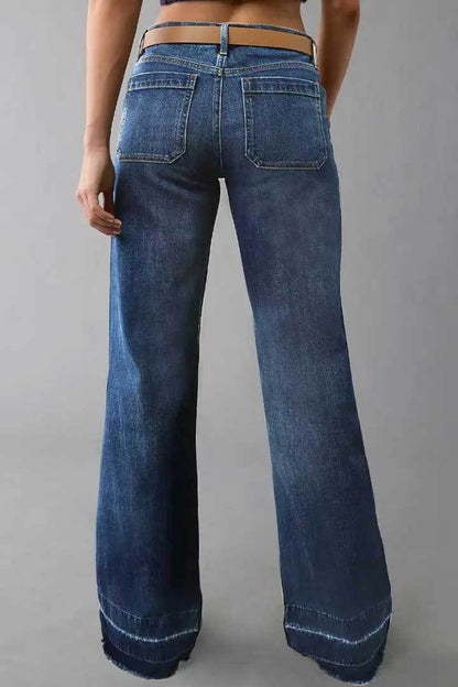 High Waist Vintage Straight Jean