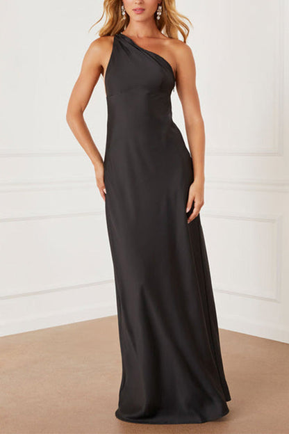 Zaine One Shoulder Maxi Dress