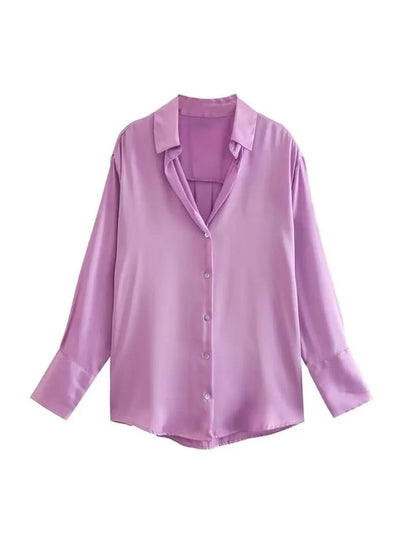 Satin Shirt Plain