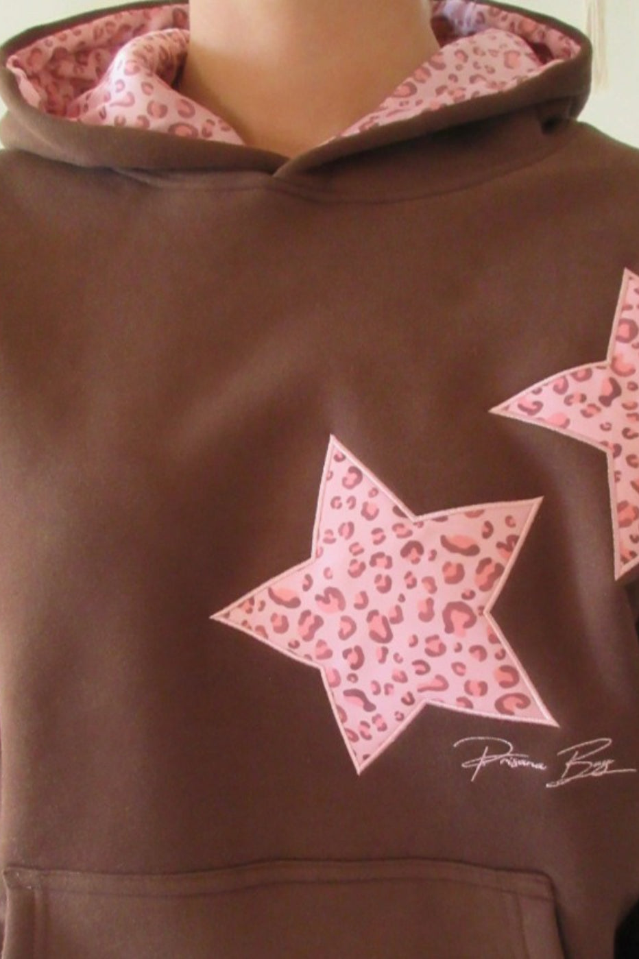 Star Embroidered Pullover Hoodie