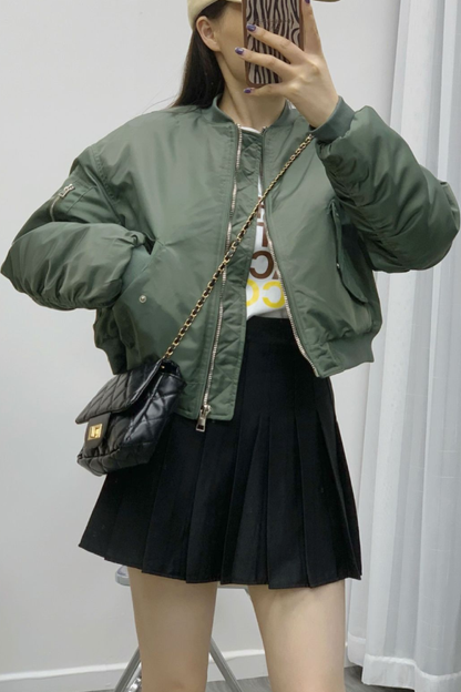 Casual Pilot Loose Cotton Jacket