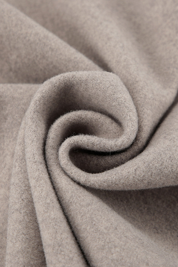 Brown Double-Breasted Blazer Coat