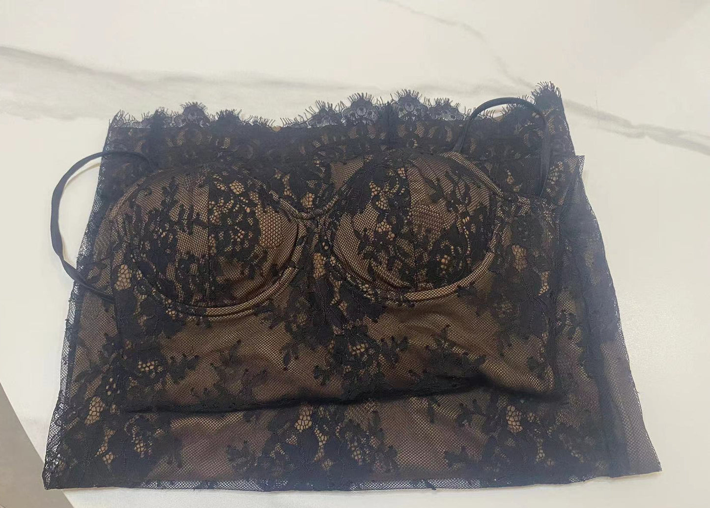 Lace Splice Slim Fit Cami Dress Fall/Winter Hot Girl Style