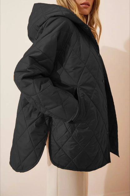 Casual Long Hooded Puffer Jacket