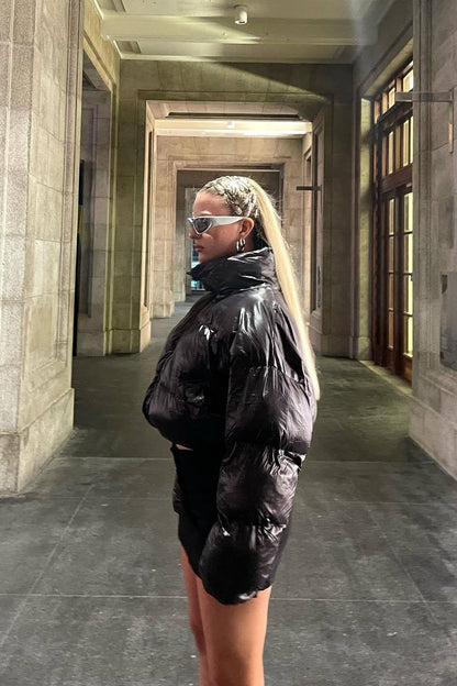 Thermal Insulated Crop Puffer Jacket