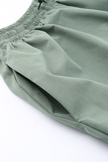 Casual Loose Drawstring Waist Cargo Pant