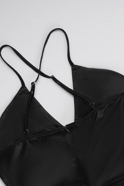 Sexy Halter Neck Crisscross Split Maxi Dress Party Dress