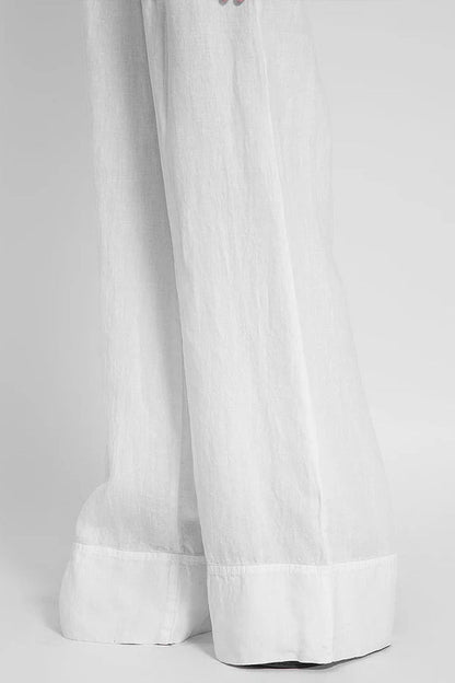 Women Casual Linen Waistcoat Two Set Suits