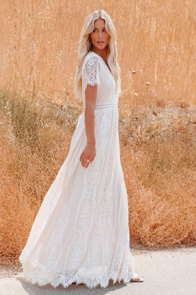 Sheer V Neck Bodycon Maxi Dress