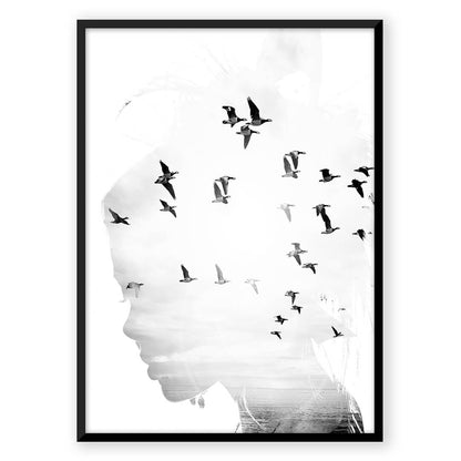 Flower & Feather Quote