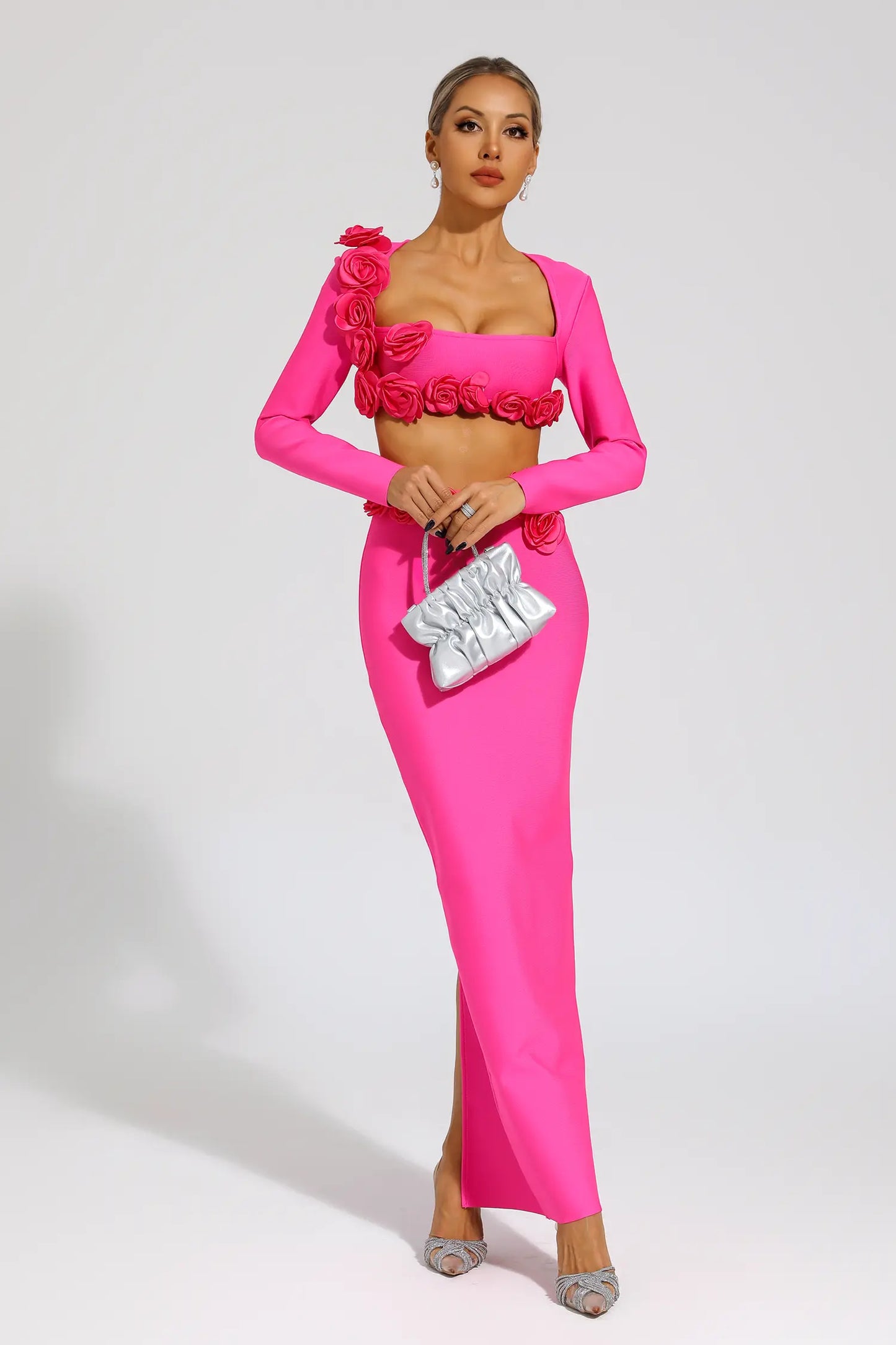 Abel Rose Red Rose Flower Set