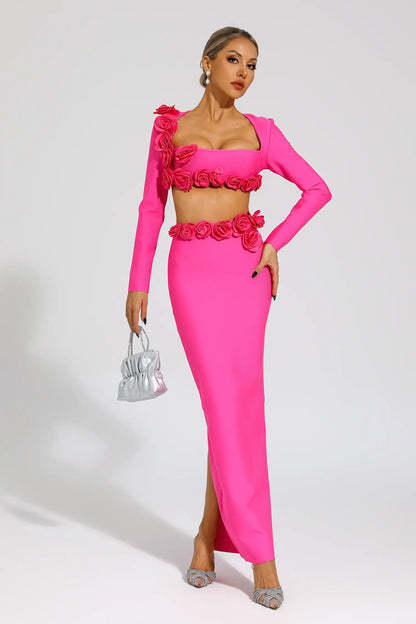 Abel Rose Red Rose Flower Set