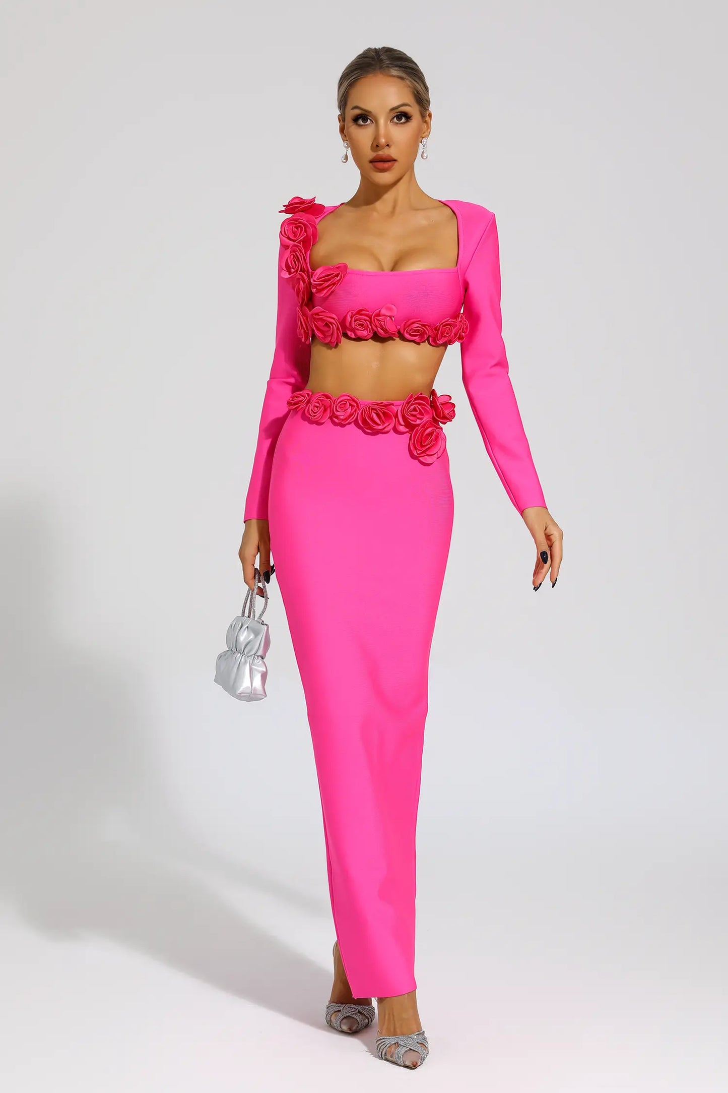 Abel Rose Red Rose Flower Set