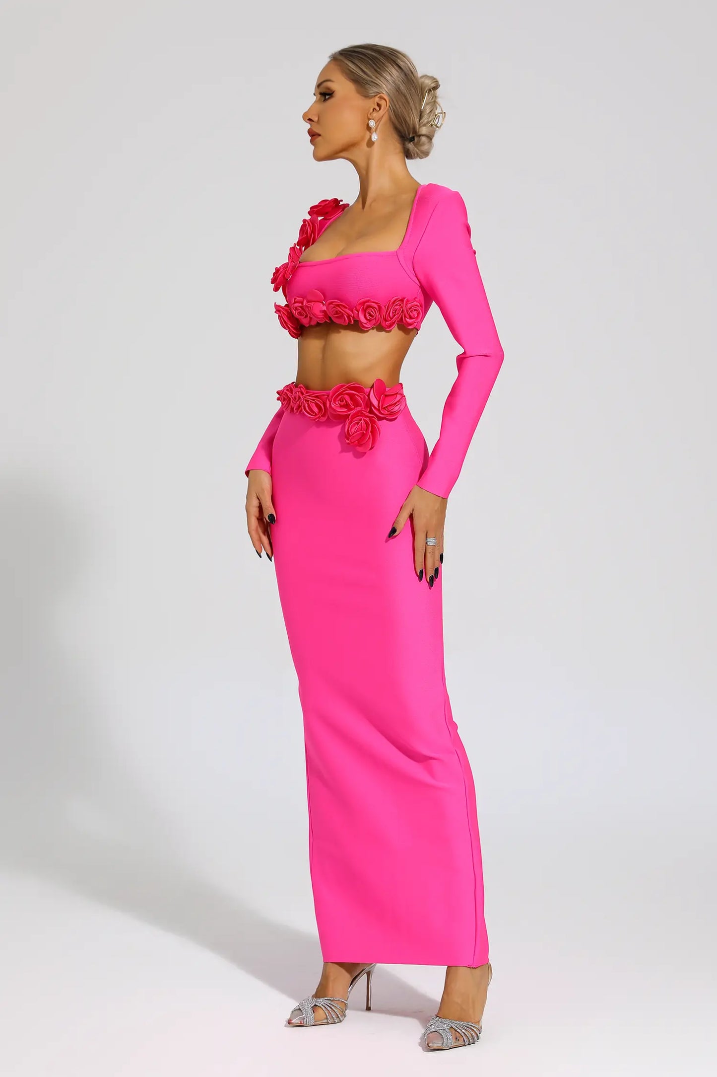 Abel Rose Red Rose Flower Set