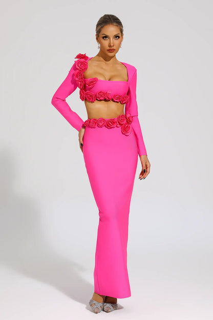 Abel Rose Red Rose Flower Set