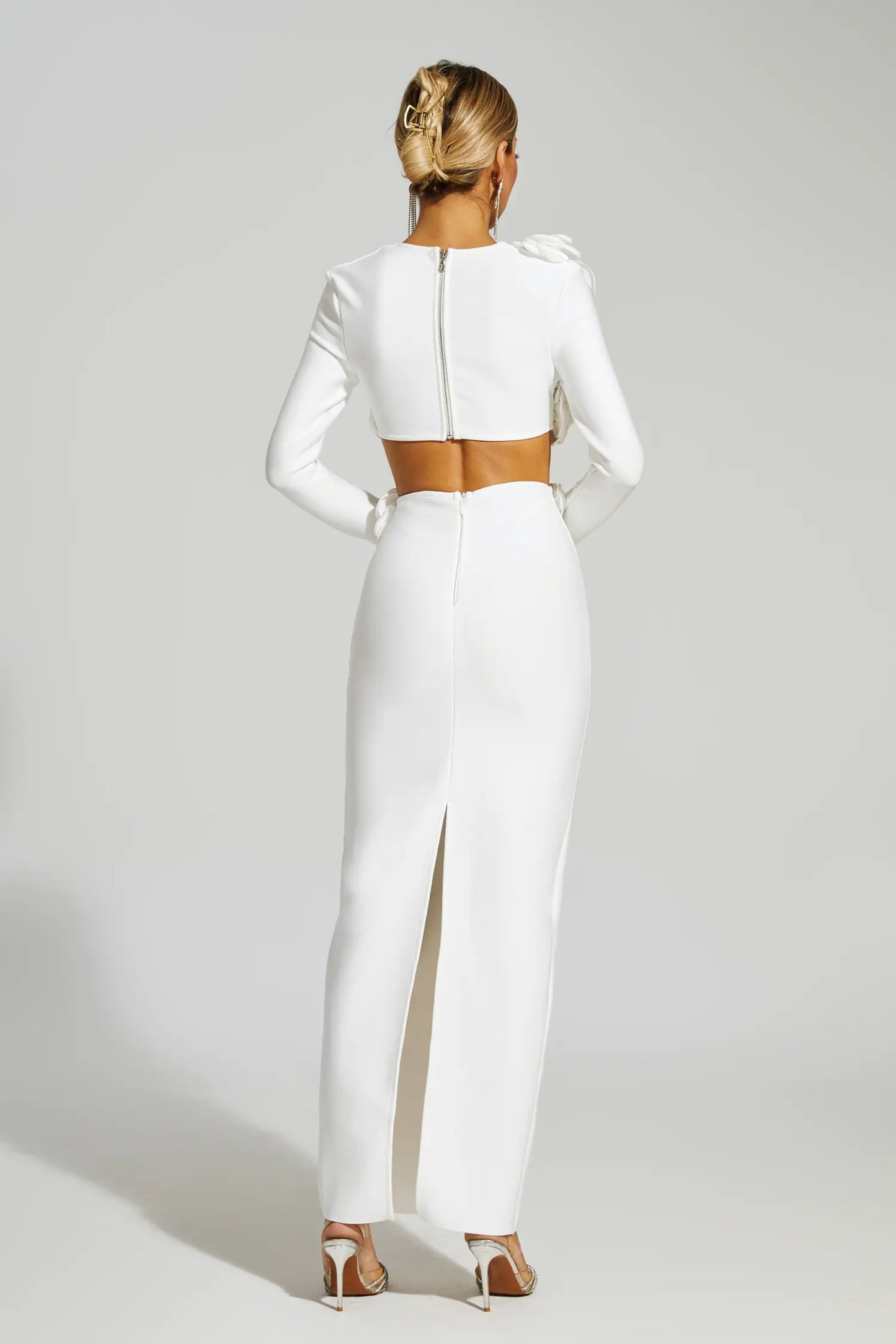 Abel White Rose Flower Set