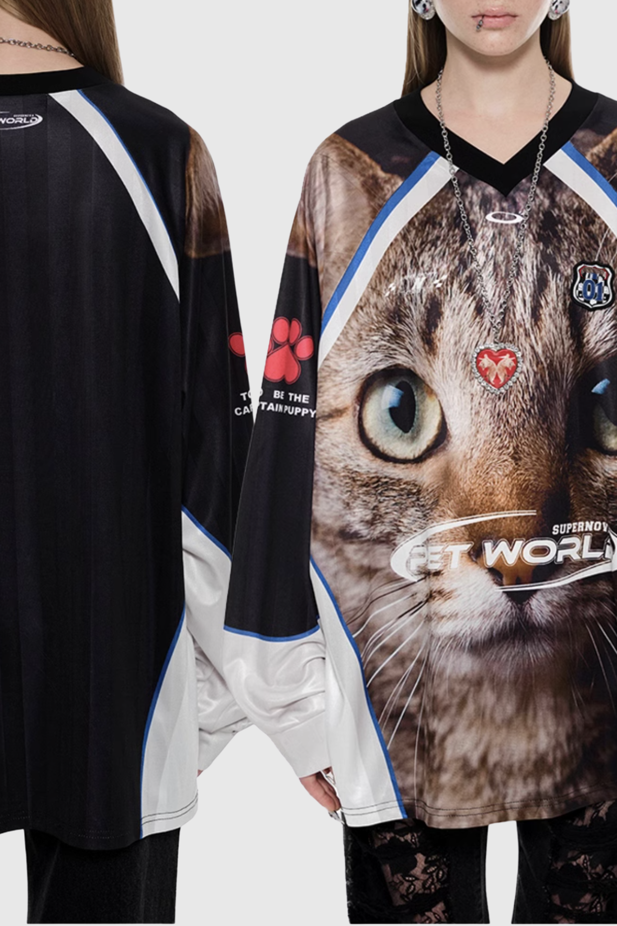 Acorn Pet Print Jersey - Dragon Li