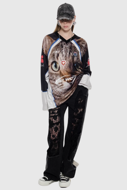 Acorn Pet Print Jersey - Dragon Li