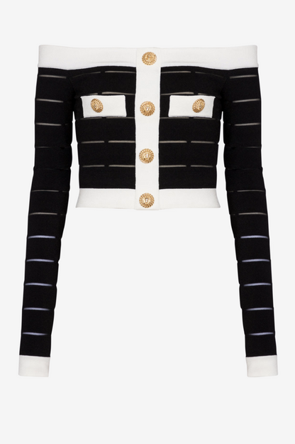 Aila Off Shoulder Knit Top