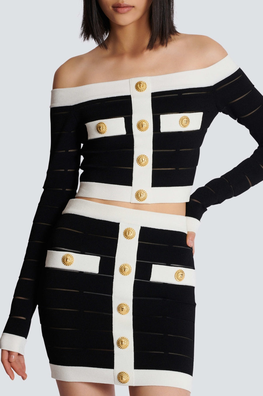 Aila Off Shoulder Knit Top