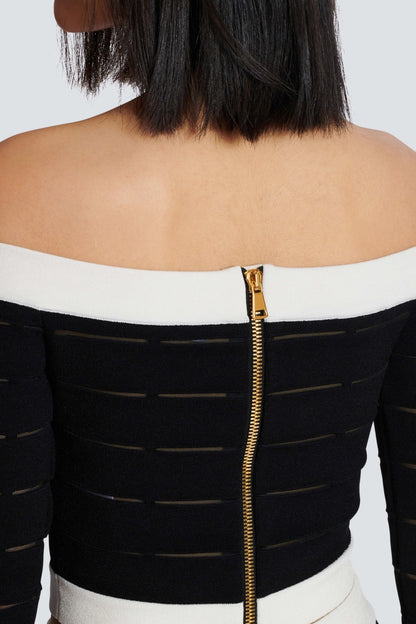 Aila Off Shoulder Knit Top