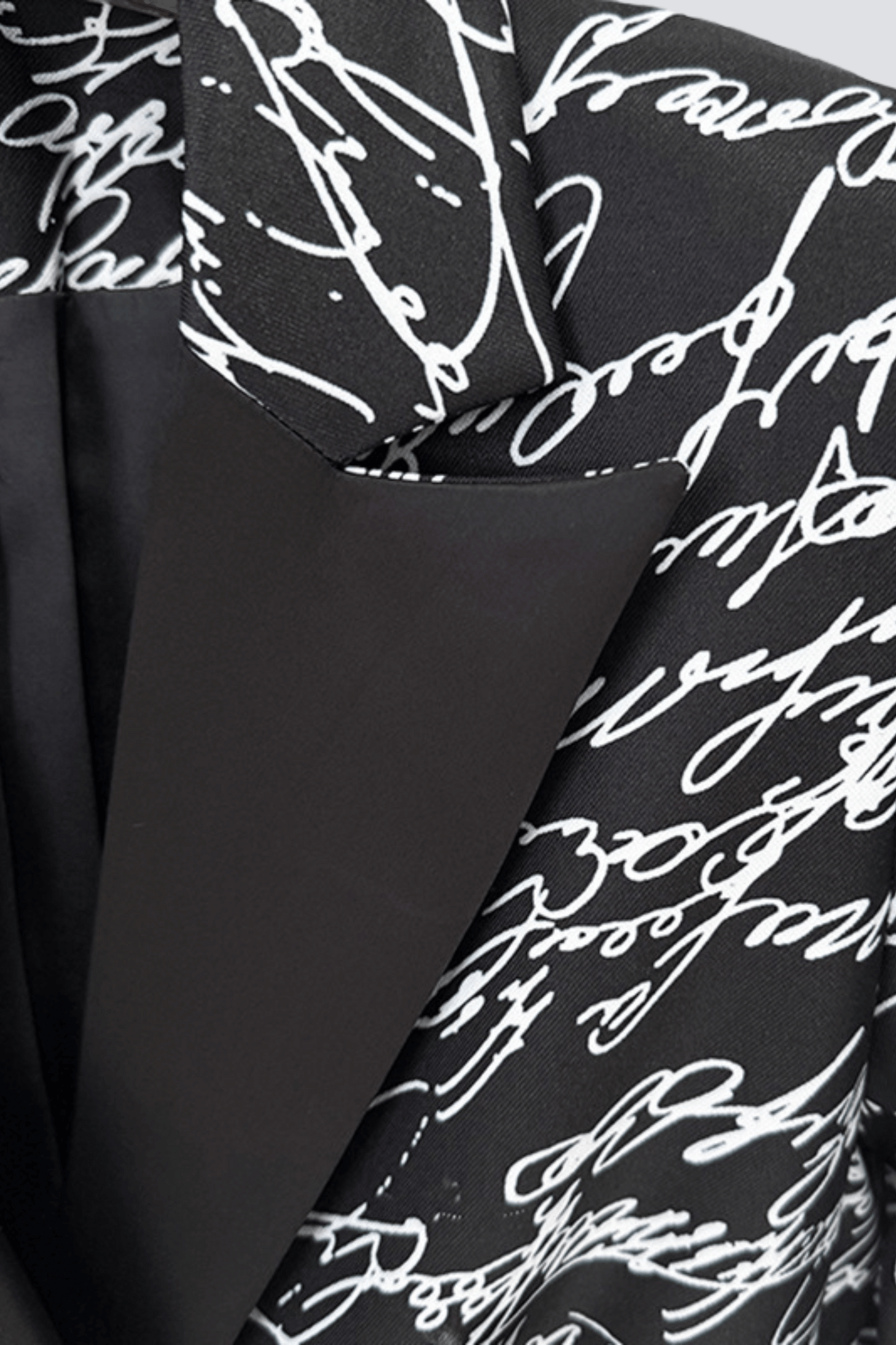 Ailis Print Buttoned Blazer