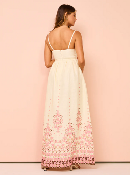 Marigold Floral Maxi Dress