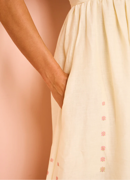Marigold Floral Maxi Dress