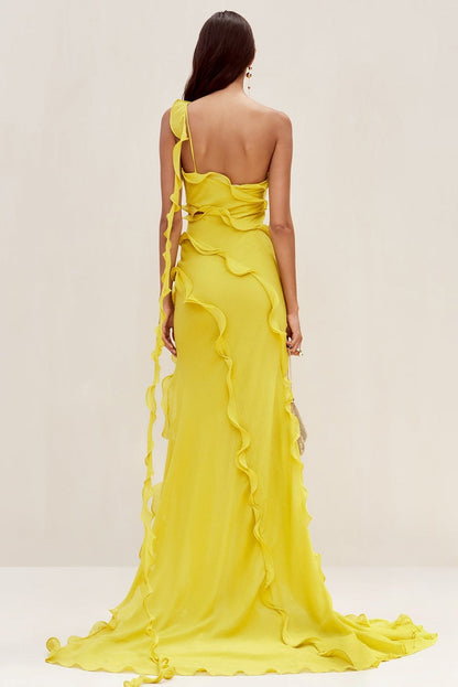 Alaina One Shoulder Maxi Dress