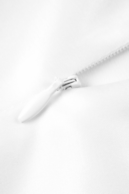 Alfredo Satin Cutout Velvet Maxi Dress - White