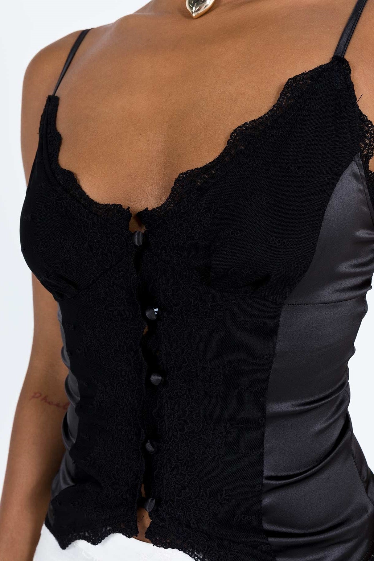 Alissa Lace Top - Black