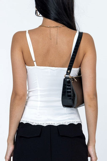 Alissa Lace Top - White