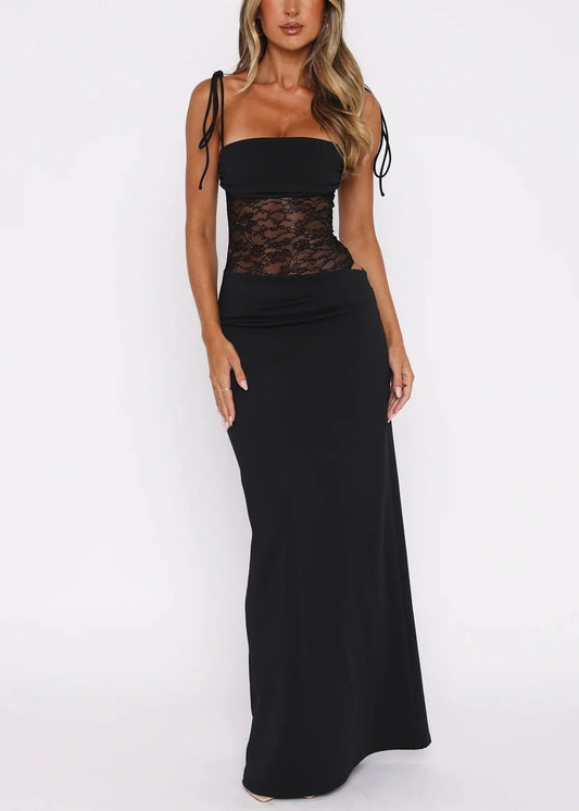 Alma Maxi Dress - Black