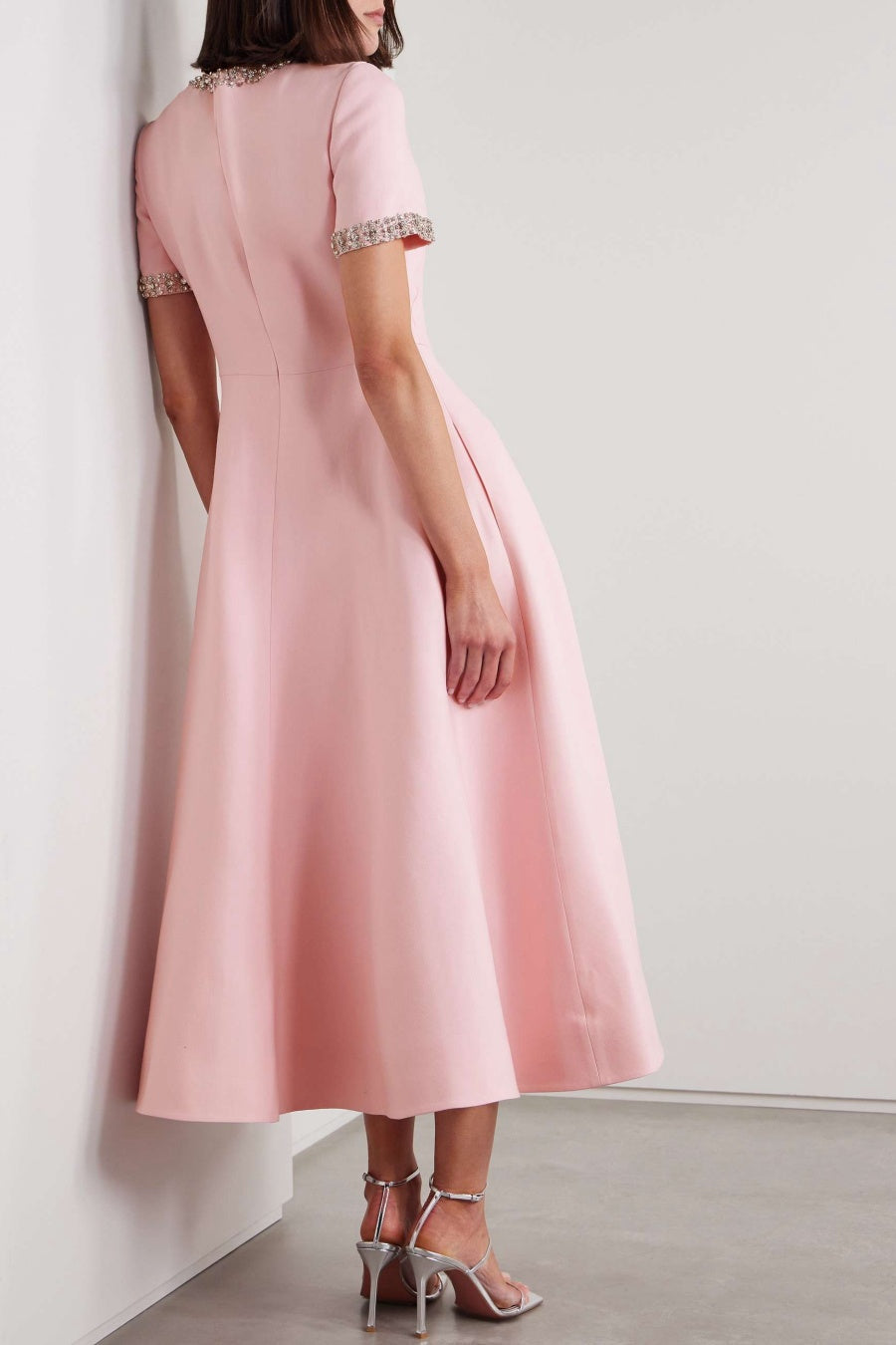 Alvaia Bow Crystal Embellished Maxi Dress