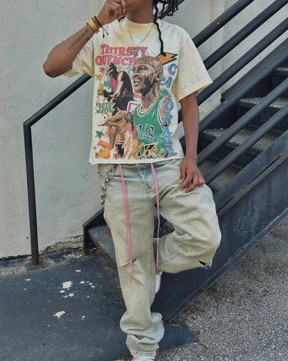 American Hip Hop Graphic T-shirt