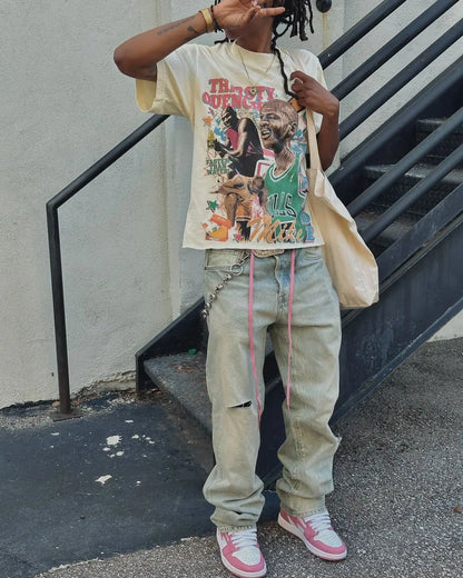 American Hip Hop Graphic T-shirt