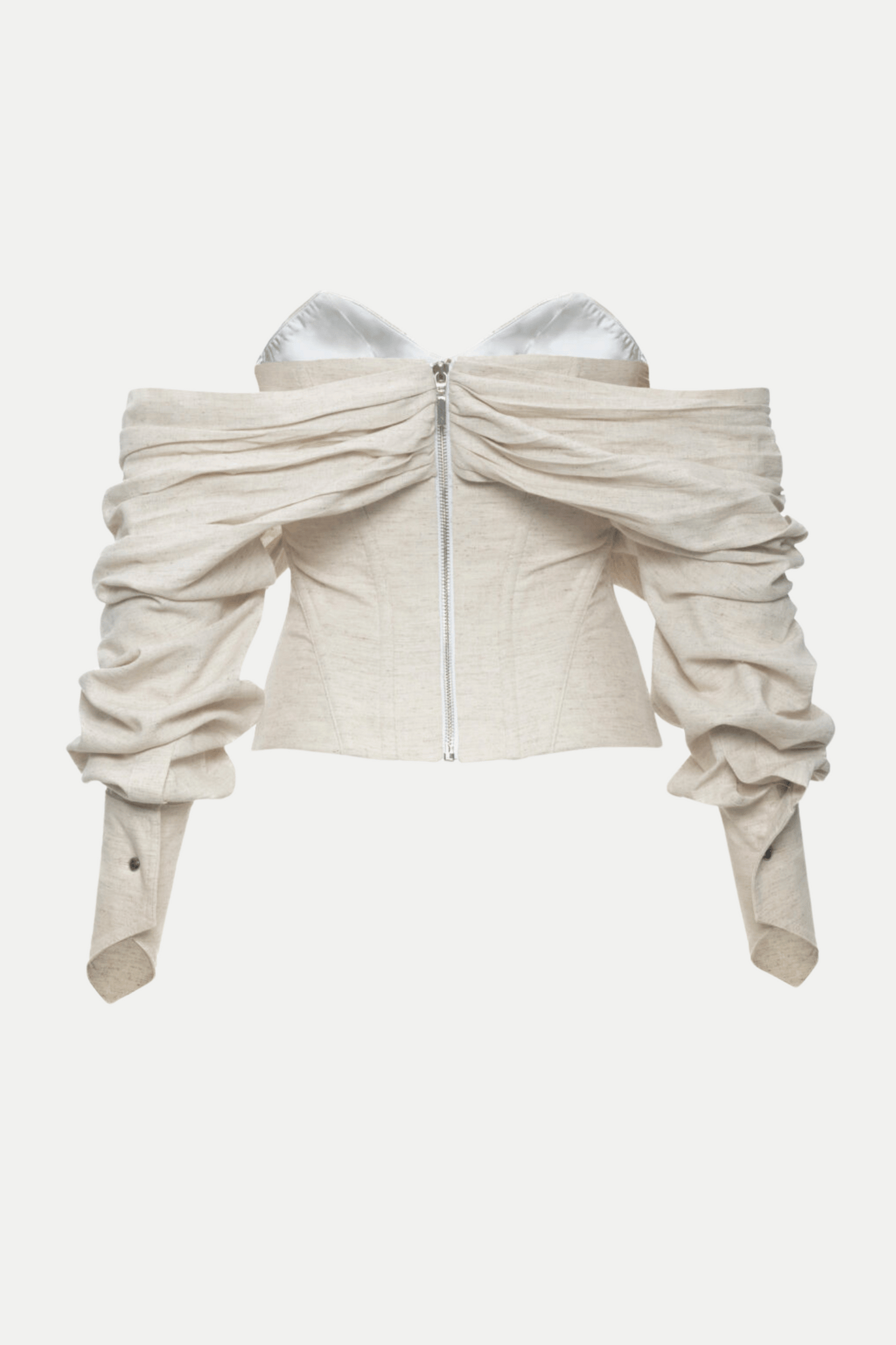 Andaia Off Shoulder Lace Up Corset Top