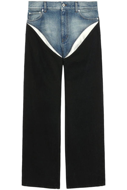 Annabelle Cutout Patchwork Jeans