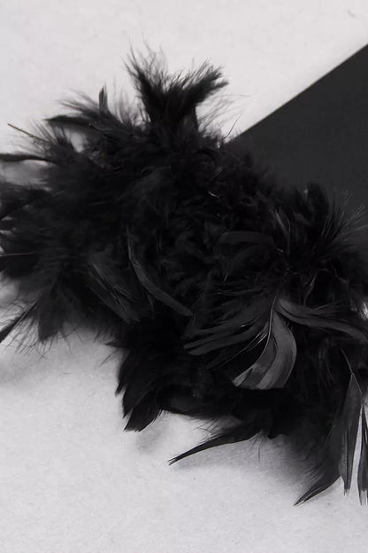 Annie Black Feather Bandage Set