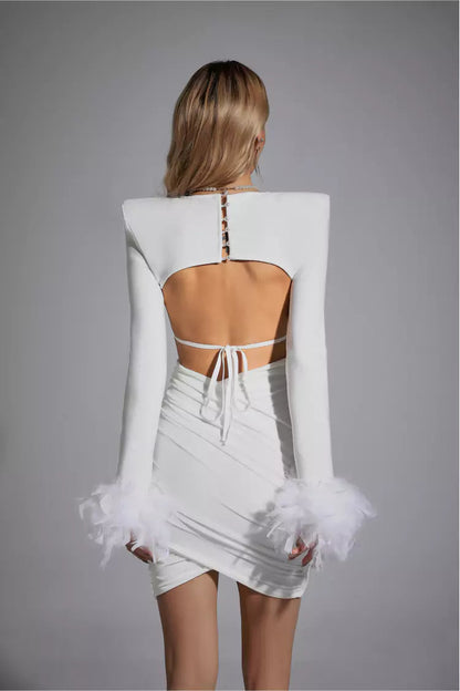 Annie White Feather Bandage Set