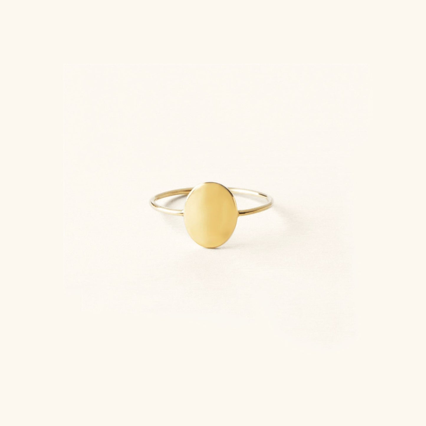 Aria Minimalist Gold Ring