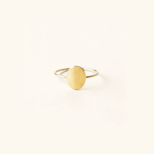 Aria Minimalist Gold Ring