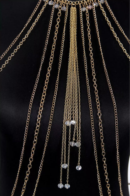 Ariyah Bikini Embellished Body Chain